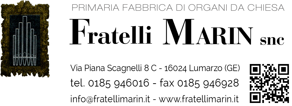 Fratelli Marin - Primaria Fabbrica di Organi da Chiesa