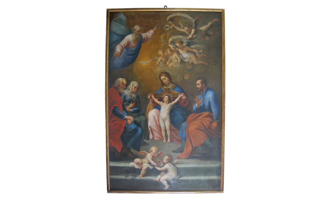 dipinto_sacra-Famiglia-con-i-santi-Anna-e-Gioacchino - Albergo dei Poveri Genova